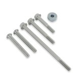 Holley Alternator Bracket Bolt Kits 97-419 Bolts, Replacement, Allen/Hex Head, Steel, Natural, for 20-380, 97-409, High-Mount Accessory Drive, Ford, 7.3L Godzilla, Kit thumbnail 4