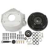 Holley Complete TKX or TKO Transmission Installation Kits 319-505 Kits, Transmission, TKX, TKO, Aluminum Bellhousing, 12 in. Disc, 26 Spline, Billet Flywheel, 8-bolt, SBC, LS, LT, Gen III/IV, Kit thumbnail 1