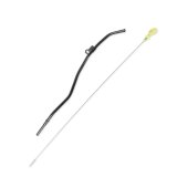 Holley Ford 7.3L Godzilla Oil Dipstick and Tube Kits 302-14 Engine Dipstick, Godzilla, Plastic Handle, Yellow, Steel Tube, Black Powdercoated, Ford, Each thumbnail 2