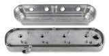 Holley 2-Piece Ford Style Valve Covers 241-186 Covers, LS Style, Cast Aluminum, Center Bolt, Plain, Cast Aluminum, Polished Finish, Two-Piece, Chevy, LS, 4.8-7.0L, Pair thumbnail 5