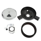 Holley RetroFilter Drive-By-Wire Air Cleaners 120-520 Cleaners, Retrofilter, Drive-By-Wire, 14 in. Round, Dual Snorkel, Aluminum, Chrome, Cotton Gauze Filter, Red, GM LS 4-Bolt 92mm Throttle Body, Kit thumbnail 3