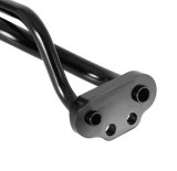 Holley Air Conditioning Line Kits 97-444 Hoses and Lines, A/C Line, Aluminum, Black, Passenger Side, Ford, Small Block, Kit thumbnail 5