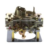 Holley 4160 Carburetors 0-9776 Carburetors, Model 4160, 450 cfm, 4-barrel, Square Bore, No Choke, Mechanical Secondaries, Single Inlet, Gold Dichromate, Straight-leg Booster, Each thumbnail 1