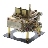 Holley 4160 Carburetors 0-9776 Carburetors, Model 4160, 450 cfm, 4-barrel, Square Bore, No Choke, Mechanical Secondaries, Single Inlet, Gold Dichromate, Straight-leg Booster, Each thumbnail 3