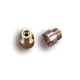 Holley Standard Main Jets 122-100 Carburetor Jets, Main, Gasoline, Number 100, Jet Size 0.1285 in., Brass, 1/4 in.-32 Thread, Pair thumbnail 3