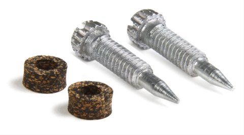 Holley Carburetor Idle Mixture Screws 26-101 Screws, Steel, Cadmium Plated, Holley, 2300, 4150, 4160, 4500, Pair thumbnail 1