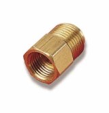 Holley Reducers 26-70 Fitting, Reducer, Inverted Flare to Inverted Flare, Straight, Brass, Natural, 5/8-18 in. Inverted Flare, 1/2-20 in. Inverted Flare, Each thumbnail 4