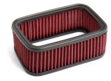 Holley Power Shot Air Filters 90633 Filter Elements, Holley, Shot, Rectangular, 6.50 in. Long, 4.50 in. Wide, 2.50 in. Tall, Cotton Gauze, Red, Oiled, for Hi-Tek, 64280, Each thumbnail 3