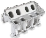 Holley EFI LS Hi-Ram Intake Manifolds 300-117 Manifolds, EFI, Hi-Ram, Rectangular Port Head, Multi-port, 105mm Bore, Aluminum, Satin Finish, Fuel Rails, Chevy, 6.0L, 6.2L, Each thumbnail 4