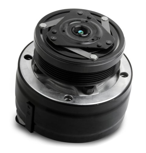 Holley R4 Air Conditioning Compressors 199-100 Compressors, Light Type, Aluminum, Black, Clutch, Serpentine Pulley, Each