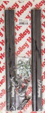 Holley EFI Fuel Rails 534-218 Rails, EFI, LS Rails, Aluminum, Black Finish, -8 AN O-ring Inlet, Brackets, Hardware, for 300-136 Intake, Chevy, 6.2L, Kit thumbnail 2