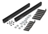 Holley EFI Fuel Rails 534-218 Rails, EFI, LS Rails, Aluminum, Black Finish, -8 AN O-ring Inlet, Brackets, Hardware, for 300-136 Intake, Chevy, 6.2L, Kit thumbnail 3