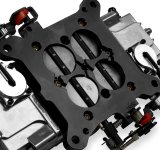 Holley Aluminum Ultra XP 650 CFM 4-Barrel Carburetor 0-80812BKX Carburetors, XP, cfm, 4-barrel, Square Bore, Mechanical Secondaries, Dual Inlet, Shiny and Black Finish, Down-leg Booster, Each thumbnail 2