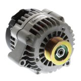 Holley High-Amp Alternators 197-300 Alternators, High-amp, DR44G Style, Cast Aluminum, Natural Finish, Serpentine Pulley, 105 amps, 12V, Internal Regulator, Chevy, 4.8-7.0L, Each thumbnail 1