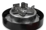 Holley Water Pump Assemblies 97-200 Pumps, Mechanical, Assembly, Standard-volume, Counterclockwise, Aluminum, Black, for Mid-Mount Accessory Drive Only, GM, LS, 4.8-7.0L, Each thumbnail 1