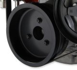 Holley Crankshaft Pulleys 97-161 Pulleys, Holley, Replacement, 3-bolt, 6-groove, Steel, Black Finish, for LT1 Mid-Mount Accessory Drive Only, Each thumbnail 2