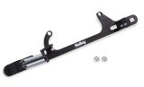 Holley Throttle Cable Brackets 20-266 Brackets, Billet Aluminum, Black Anodized, Carburetor Base Mount, GM Square End Style Cable, Model 4500 Series, Each thumbnail 4