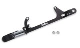 Holley Throttle Cable Brackets 20-266 Brackets, Billet Aluminum, Black Anodized, Carburetor Base Mount, GM Square End Style Cable, Model 4500 Series, Each thumbnail 5