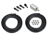 Holley EFI Fuel System Plumbing Kits 526-10 Pump Kits, EFI, 3/8 in. Diameter Rubber Hose, 40 ft. Length, Mounting Clamps, Black Anodized Aluminum Fittings, Kit thumbnail 3