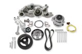 Holley Mid-Mount Complete Accessory Systems 20-187 Drive Systems, LS Mid-mount, Serpentine, Alternator, Water Pump, Counterclockwise, Pulleys, 6-groove, Natural Finish, Chevy, 4.8-7.0L, Kit thumbnail 3