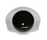 Holley EFI Carburetor Hats 120-230 Supercharger Enclosures, Hat, Aluminum, Natural, 5.125 in. Diameter, 3.97 in. Tall, Each thumbnail 1