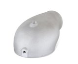 Holley EFI Carburetor Hats 120-230 Supercharger Enclosures, Hat, Aluminum, Natural, 5.125 in. Diameter, 3.97 in. Tall, Each thumbnail 2