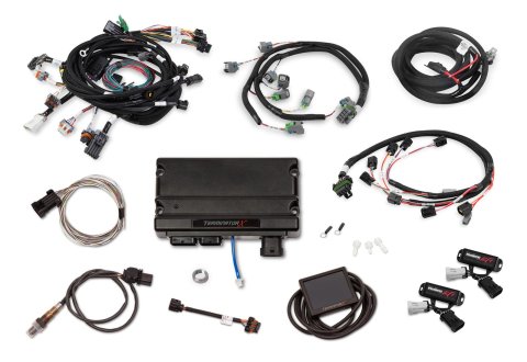 Holley Terminator X Engine Management Systems 550-1219 Systems, X, Up to 8-EV6 Injectors, 8-Coils, Analog, O2 Sensor, Plug-and-Play, 3.5 in. Controller, Ford, 4.6L, 5.4L, Kit