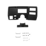 Holley EFI 6.86 in. Dash Bezels 553-395 Panels, EFI, Bezel, 5/32 Thick, ABS Material, Black Matte Finish, with A/C Vents, Chevy, GMC, Trucks, Each thumbnail 1