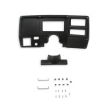 Holley EFI 6.86 in. Dash Bezels 553-395 Panels, EFI, Bezel, 5/32 Thick, ABS Material, Black Matte Finish, with A/C Vents, Chevy, GMC, Trucks, Each thumbnail 2