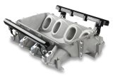 Holley LS Modular Lo-Ram EFI Intake Manifolds 300-670 Manifolds. Modular, EFI, Base Only, Rectangular Port Head, Mulit-port, Cast Aluminum, Satin Finish, Chevy, 6.0L, 6.2L, Each thumbnail 1