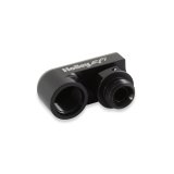 Holley Fuel Rail Adapter Fittings 534-321 Fittings, Fitting, Aluminum, Black, 180 Degree, -8 AN Male, -8 AN Female, Each thumbnail 3