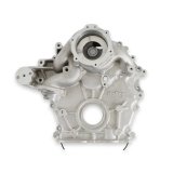 Holley Ford 7.3L Godzilla Timing Covers 97-401 Covers, Holley, One-Piece, Cast Aluminum, Natural Finish, Gasket included, for High-Mount Accessory Drive, Godzilla, Each thumbnail 2