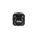 Holley EFI Fuel Pulse Dampers 12-1008 System Dampers, Billet Aluminum, Black Anodized, 40-100 psi, -6 AN Female Threads Inlet/Outlet, Standard Range, Each thumbnail 5