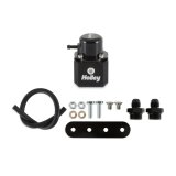 Holley EFI Fuel Pulse Dampers 12-1008 System Dampers, Billet Aluminum, Black Anodized, 40-100 psi, -6 AN Female Threads Inlet/Outlet, Standard Range, Each thumbnail 7
