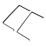 Holley Fuel Cell Mounting Straps 19-223 Mounts, Steel Straps, 1/8 in. Thick, Black, E-coated, Rubber Isolator Strips, Hardware included, for 20 Gallon Cell, Kit thumbnail 3
