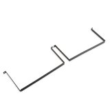 Holley Fuel Cell Mounting Straps 19-223 Mounts, Steel Straps, 1/8 in. Thick, Black, E-coated, Rubber Isolator Strips, Hardware included, for 20 Gallon Cell, Kit thumbnail 5