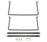 Holley Fuel Cell Mounting Straps 19-223 Mounts, Steel Straps, 1/8 in. Thick, Black, E-coated, Rubber Isolator Strips, Hardware included, for 20 Gallon Cell, Kit thumbnail 7
