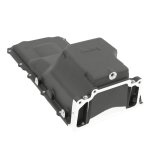 Holley Retrofit Engine Oil Pans for GM LS Engines 302-4BK Pans, Retrofit, Swap, Rear Sump, Wet Style, 5.6 Quarts, Aluminum, Black Finish, Chevy, GMC, 4.8L, 5.3L, 5.7L, 6.0L, 6.2L, 7.0L, Each thumbnail 3