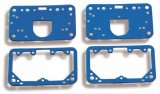 Holley Carburetor Gaskets 108-200 Gaskets, Fuel Bowl, Metering Block, Blue, Reusable Fiber, 2 Each, for Model 4150, Set thumbnail 2