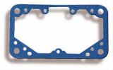 Holley Fuel Bowl Gaskets 108-92-2 Carburetor Gaskets, Bowl, Primary, Buna Rubber, Blue, Non-Stick, Model 2300, 4150, 4160, 4165, 4175, No Computer Controlled, Pair thumbnail 1