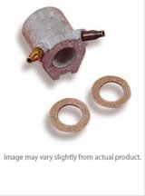 Holley Accelerator Pump Discharge Nozzles 121-42 Carburetor Nozzles, Nozzles, Aluminum, Tube Type, 0.042 in. Nozzle Size, Gaskets, Screws Included, Pair thumbnail 2