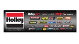 Holley Family Logo Banners 36-277 Banners, Vinyl, White Background, Logo, 24 in. x 108 in., Each thumbnail 2