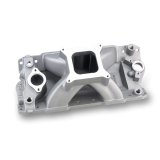 Holley Keith Dorton Signature Series Intake Manifolds 300-110 Manifolds, Dorton, Single Plane, Aluminum, Natural, Square Bore, Chevy, Small Block, Each thumbnail 2