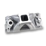 Holley Keith Dorton Signature Series Intake Manifolds 300-110 Manifolds, Dorton, Single Plane, Aluminum, Natural, Square Bore, Chevy, Small Block, Each thumbnail 3