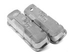 Holley M/T Valve Covers 241-84 Covers, M/T, Finned, Cast Aluminum, Polished, Baffled, Chevy, Gen, V, VI, Mark IV, 396ci, 402ci, 427ci, 454ci, Pair thumbnail 2