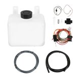 Holley Water/Methanol Injection System Installation Kits 557-101 Reservoirs, EFI, 1/2 Gallon, Plastic, 6 in. Wide x 4 in. Deep x 5 in. Tall, with Float, Filter, Tubing, Relay, Fittings, Kit thumbnail 2