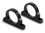 Holley Billet Fuel Filter Mounting Brackets 162-574 Brackets, Aluminum, Black Finish, fits 2.00 in. Diameter filters,Pair thumbnail 3