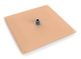 Holley HydraMat Fuel Pickups 16-107 Strainers, HydroMat, Pickup, Square, Center Outlet, 15.0 in. Long, 15.0 in. Wide, 1/2 in. NPT Fitting, E85 Compatible, Each thumbnail 1