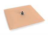 Holley HydraMat Fuel Pickups 16-107 Strainers, HydroMat, Pickup, Square, Center Outlet, 15.0 in. Long, 15.0 in. Wide, 1/2 in. NPT Fitting, E85 Compatible, Each thumbnail 3