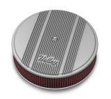 Holley Vintage Series Air Cleaner Assemblies 120-160 Cleaners, Series, Round, 14 in. Diameter, Natural, Paper Filter, Each thumbnail 3